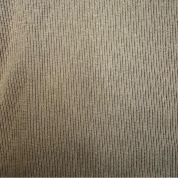 Michael Costello x REVOLVE Asym Ribbed Mini Dress Nude XXS - Picture 6 of 9